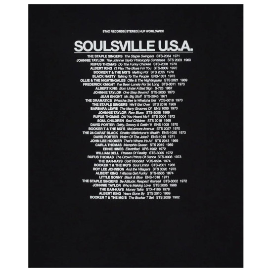 Huf Ανδρική κοντομάνικη μπλούζα Soulsville Usa Tee